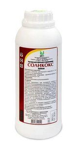 Солікокс 0,25% 1 л від кокцидіозу птиці, пухнастих звірів і молодняка інших тварин. кокцидіостатики фото