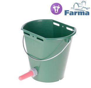 Відро на 8л для випоювання телят FARMA відро для телят фото