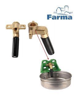 Ніпельний клапан до поїлки на 5л (латунь) FARMA поїлки для ВРХ фото