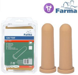 Каучукова соска для випоювання телят 12,5 см STANDART FARMA уход за телятами фото