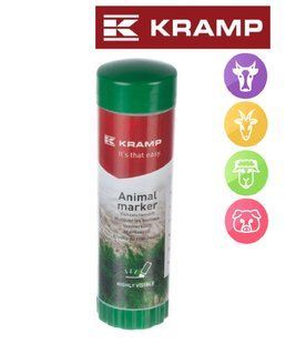 Олівець для маркування тварин, зелений KRAMP маркування тварин фото