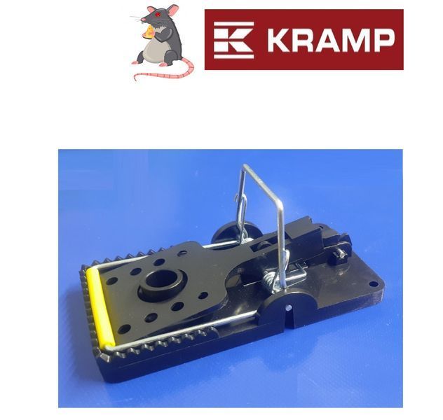 Пастка для щурів ПОСИЛЕНА із зубцями, пластикова KRAMP пастка для щурів фото