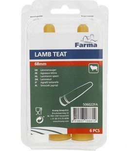 Соска для випойки ягнят та козенят, до відра на 6 сосок 6шт. FARMA випоювання ягнят, козенят фото