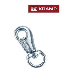 Карабін ПОСИЛЕНИЙ 10см (&Oslash; вушка 2см), для прив'язі тварин KRAMP (Нідерланди) карабін для прив'язі фото