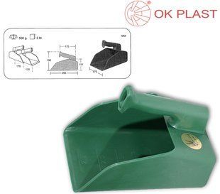 Совок для корму поліпропіленовий на 3кг OK PLAST совок для корму фото