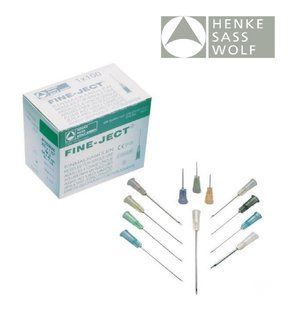 Голка одноразова 21G 0,8*40мм уп/100шт HENKE голки одноразові фото